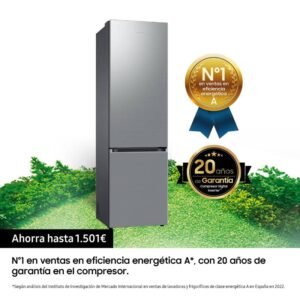 frigo combi samsung rb38c603cs9/ef 203x59x66 nf inox