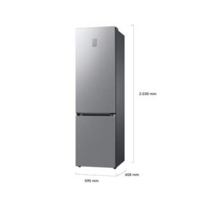 frigo combi samsung rb38c675cs9 203×60 nf inox clase/c