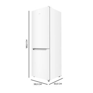 frigo.combi cecotec 02428 blanco 186×60 clase e