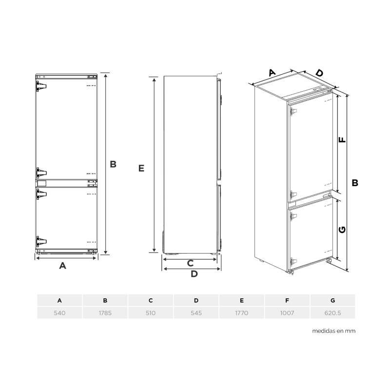 frigorifico integ artica cooltech177ein nf - Imagen 3
