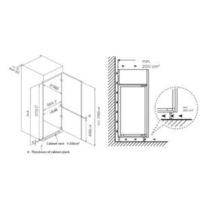 frigorifico integ artica cooltech177ein nf