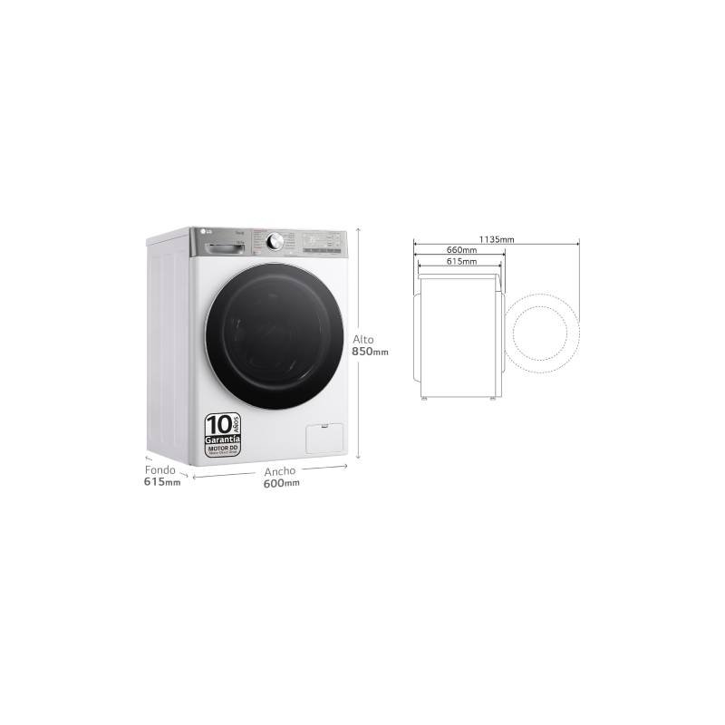 lavad-secadora lg f4dr9513a2w 13/7k 1400rpm a-10 a/d - Imagen 2