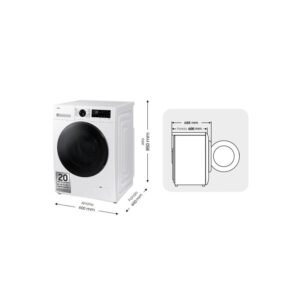 lavad-secadoras samsung wd11dg5b15beec 11/6kg 1400rpm