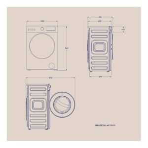 lavadora artica al71200afb/aqualine7ab 7k 1200 bco clase/a