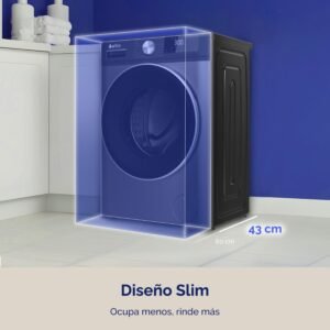 lavadora artica al81400afdi 8 k 1400r dark inox clase/a