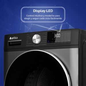 lavadora artica al81400afdi 8 k 1400r dark inox clase/a