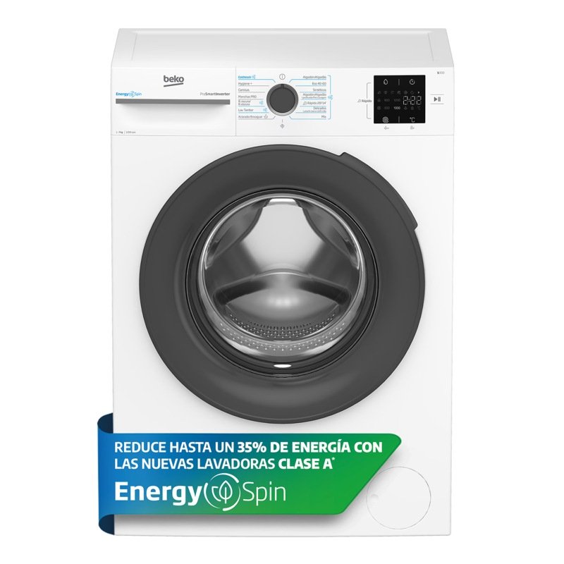 lavadora beko vbm3wfu37213wa 7k 1200r dsp energyspin exclusiva - Imagen 2