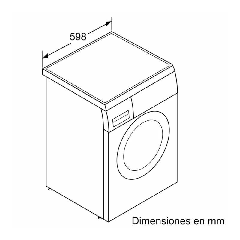 lavadora bosch wuu28t68es 9k 1400r clase/a - Imagen 3