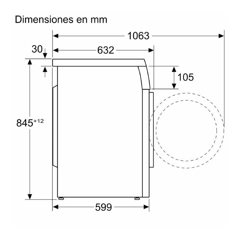 lavadora bosch wuu28t68es 9k 1400r clase/a - Imagen 4