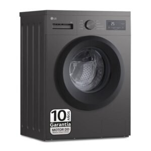 lavadora c/frontal lg f4a1009ndk 9k 1400r grafito inv tapa extra