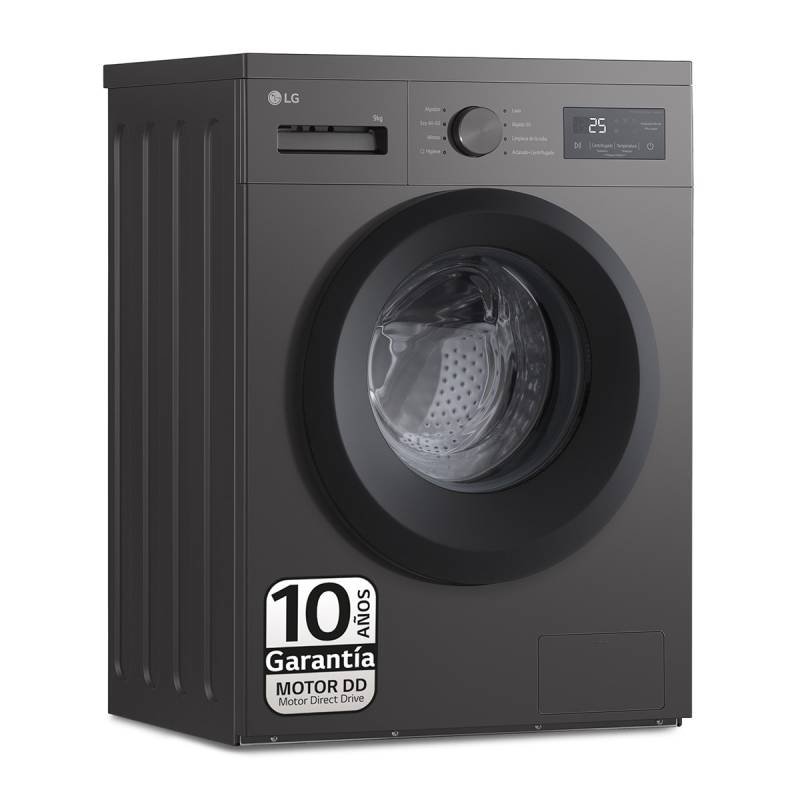 lavadora c/frontal lg f4a1009ndk 9k 1400r grafito inv tapa extra - Imagen 2