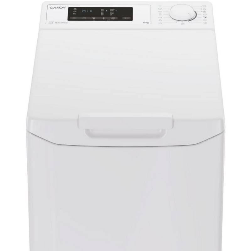 lavadora c/superior candy tca063d3s 6k 1000r bca - Imagen 2