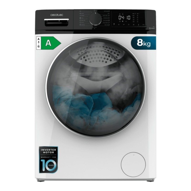 lavadora cecotec 1924 8k 1400rpm clase/a inverteer