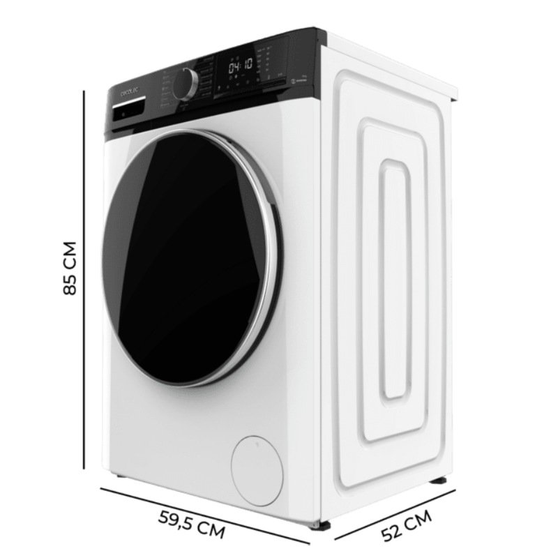 lavadora cecotec 1924 8k 1400rpm clase/a inverteer - Imagen 2