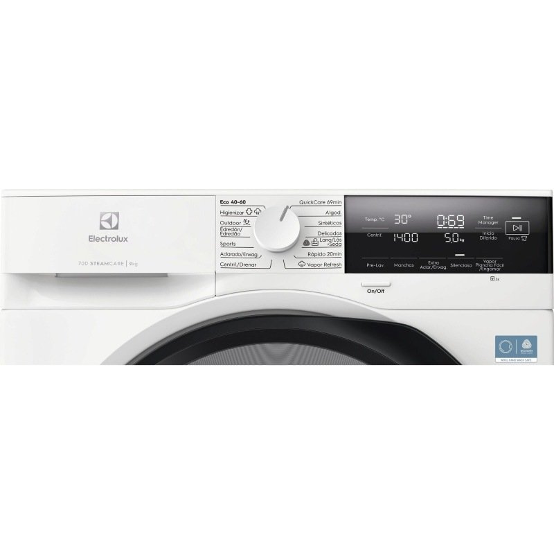 lavadora electrolux efi7394n2b 9k 1400r dsp bca - Imagen 2