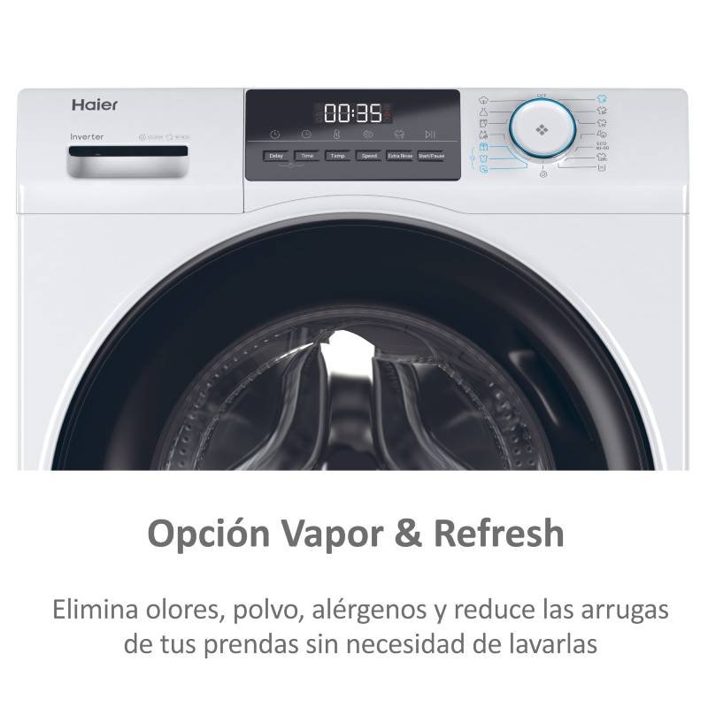 lavadora haier hw80bp14929as 8k 1400r bca abt steam - Imagen 4