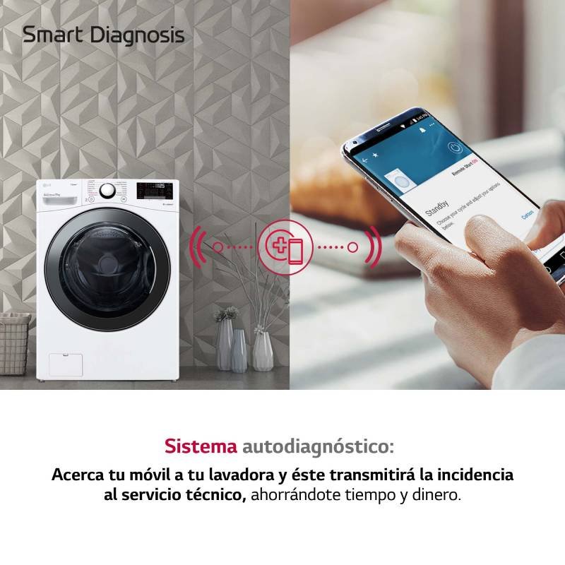 lavadora lg f1p1cy2w 17k 1200rpm tbwash steam smart - Imagen 5