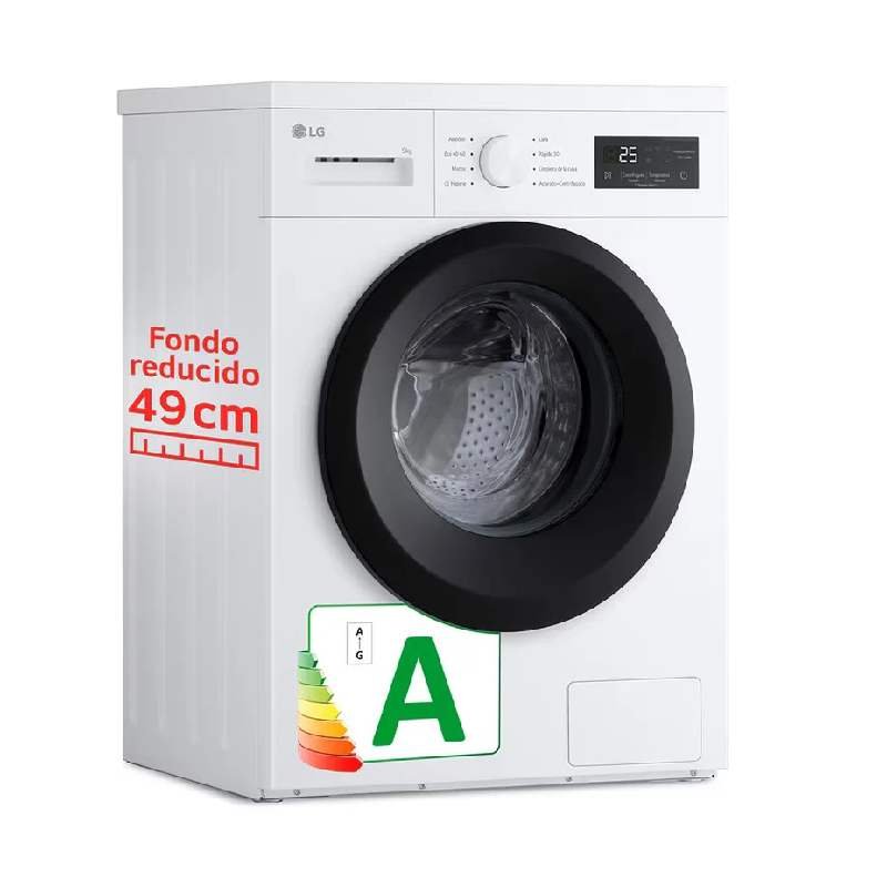 lavadora lg f4a1009nwk 9k 1400r bca clase/a fondo 49cm