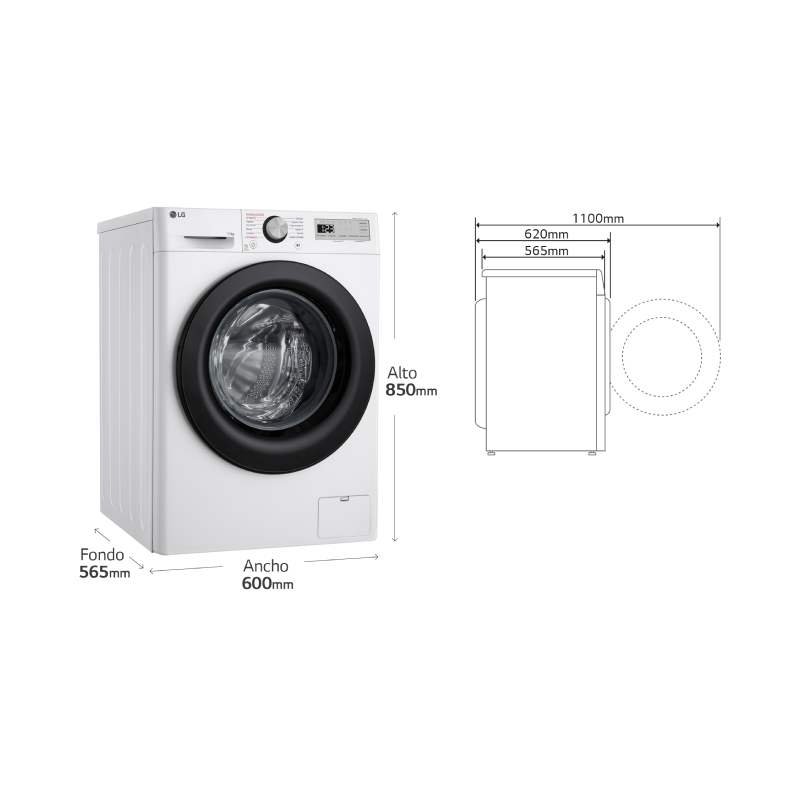 lavadora lg f4wr5011a6f 11k 1400r bca steam - Imagen 2