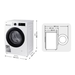 lavadora samsung ww80cgc04daeec 8k 1400r smart a