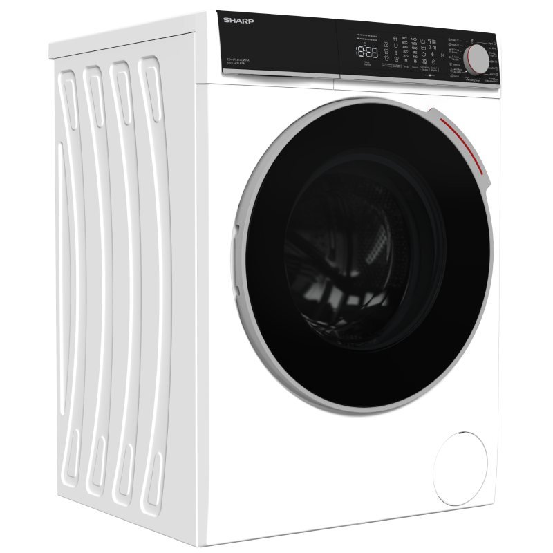 lavadora sharp esnfl814cwna 8k 1400r dsp clase/a - Imagen 3