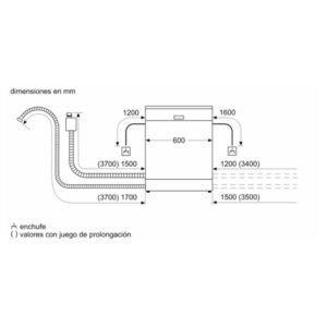 lavavajillas 60cm bosch sms2htw06e 5p 46dba bco