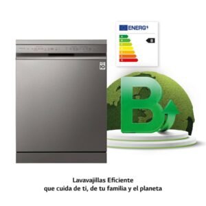 lavavajillas 60cm lg df365fps inox inv. 3ªband quadw dsp