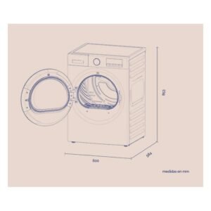 secadora artica adryplus8eb 8 k bc clase e bco