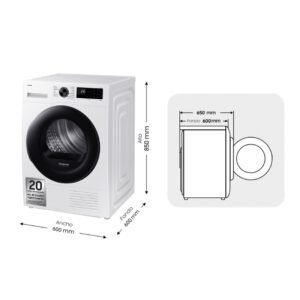 secadora samsung dv90dg52a0aeec 9kg bc bca wifi