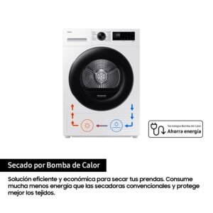 secadora samsung dv90dg52a0aeec 9kg bc bca wifi