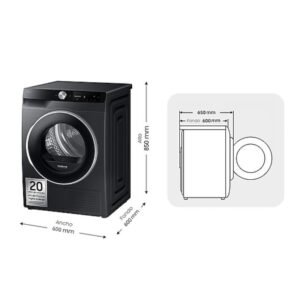 secadora samsung dv90dg6845lbu3 9k bc negra