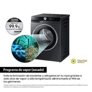 secadora samsung dv90dg6845lbu3 9k bc negra