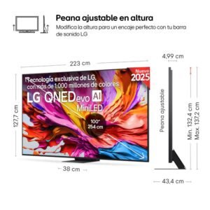 television 100″ 100qned86a6 uhd qned evo miniled alfa8