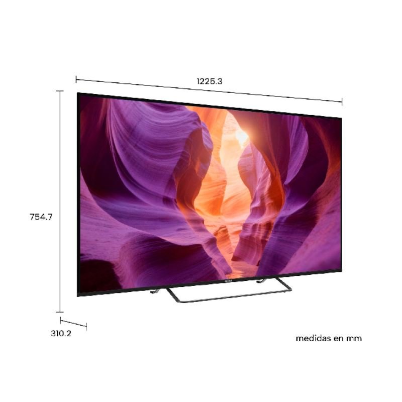 television genium 55″ gtv55qled qled webos - Imagen 2