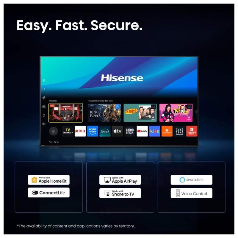 television hisense 55″ 55e79s uhd qled smart tv hdr10+ - Imagen 3