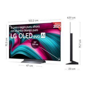 television lg 55″ 55c54la uhd oled evo alfa9 144hz