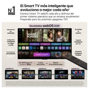 television lg 75″ 75qned87a6b uhd qned evo miniled alfa8