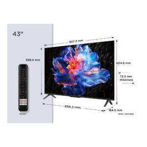 television tcl 43″ 43p6k uhd googletv hdr10 dolby audio