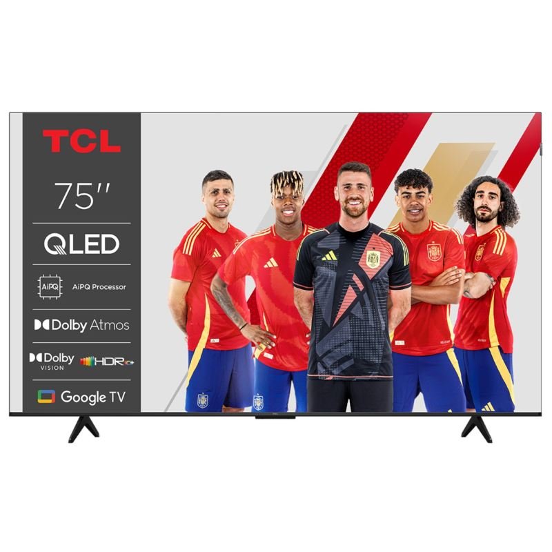 television tcl 75″ 75p7k uhd qled googletv dolby atmos