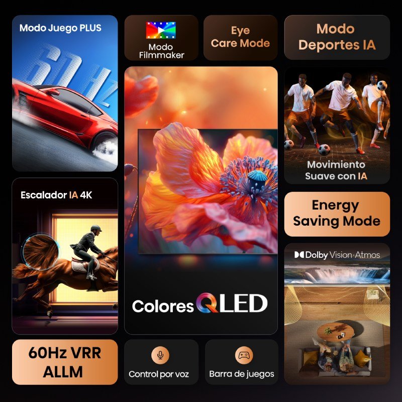 tv hisense 75″ 75e7q uhd qled smart tv dolbyatmos - Imagen 3