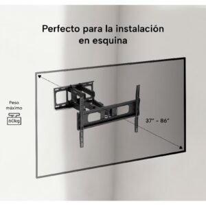soporte tv genium art gspart68 60kg 37-86