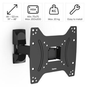 soporte tv hama[LTG_SITE_PHONE]brazo 200×200 19-48″