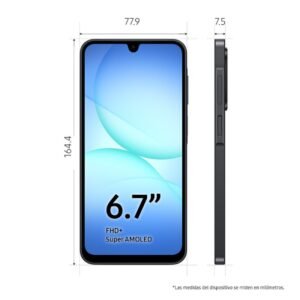 smartphone samsung a17 4/128 6,7″ black