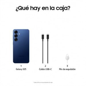 smartphone samsung s25 12/128 6,2″ azul marino