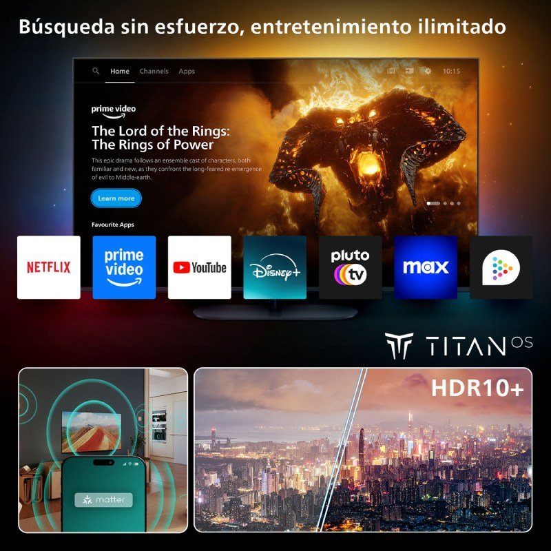 tv philips 43″ 43pus7000 uhd smart tv hdr10+ - Imagen 5