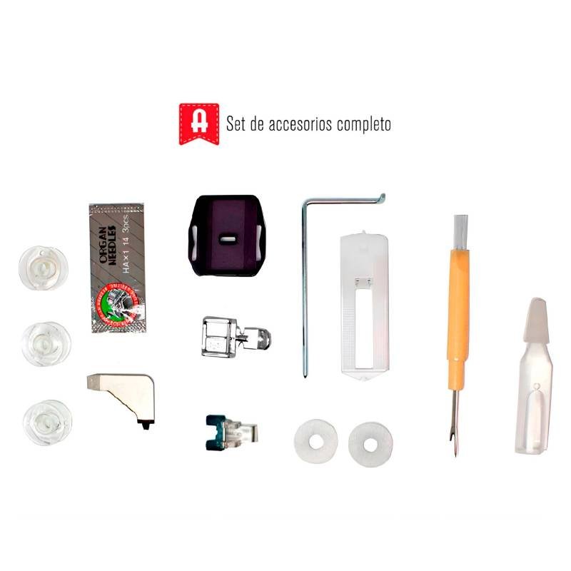 maquina coser alfa next 830+ enhebra auto 19punt - Imagen 2