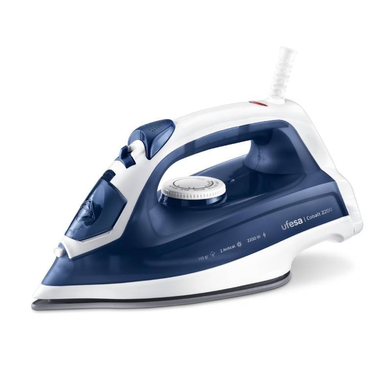 plancha vapor ufesa cobalt 2200w gv110gr ceramica