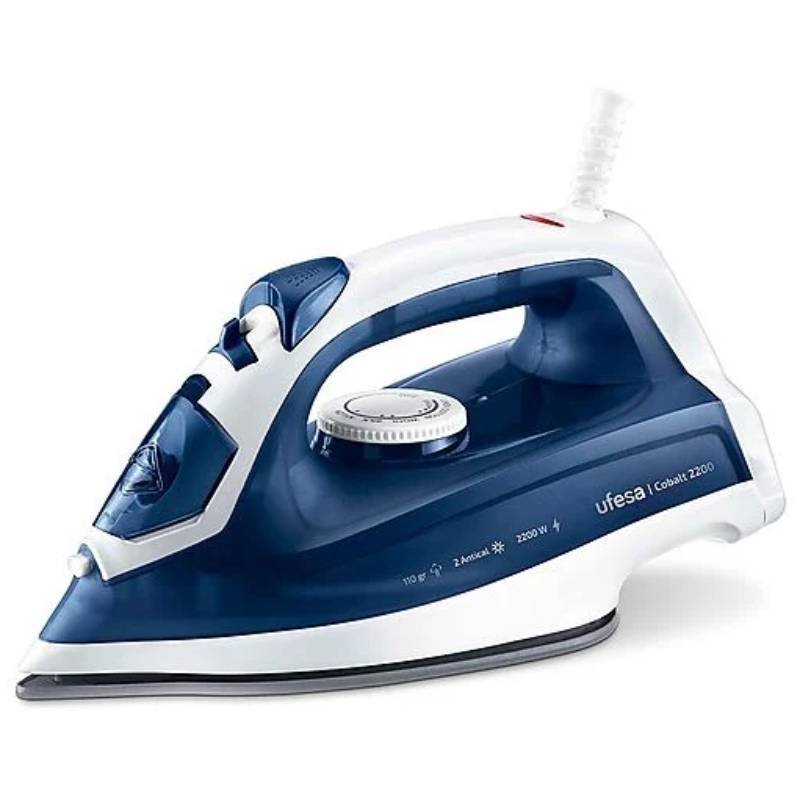 plancha vapor ufesa cobalt 2200w gv110gr ceramica - Imagen 3