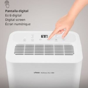 deshumidificador ufesa wellness dry 1000 10l 130m3/h 40m